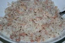 Салат з печінкою тріски та рисом - покроковий рецепт з фото на печінкою