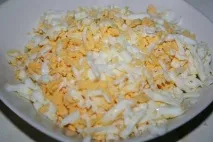 Салат з печінкою тріски та рисом - покроковий рецепт з фото на рисом