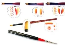 Розпис нігтів для початківців, підбір кистей тафарб нігтів