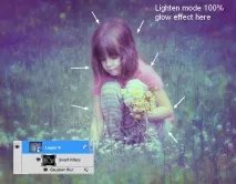 Створення казкового фотоефекту у Фотошоп фотошоп