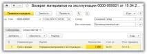 Облік спецоснащення в 1С Бухгалтерія 8 рахунок