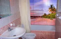 Фотоплитка або фотопанно для ванної вибір та догляд (45 фото) ванної