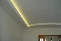 Фото варіанти стель із гіпсокартону в спальні Варіанти