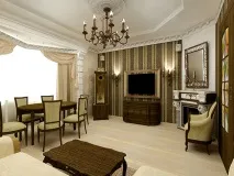 Фото планування двокімнатної квартири у стилі англійської класики англійської
