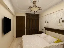 Фото планування двокімнатної квартири у стилі англійської класики планування
