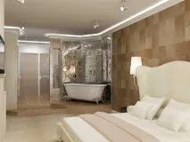 Ванна в спальні вільна від забобонів Ванна плюс вільна