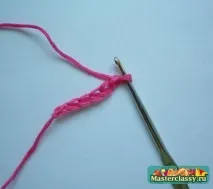 една кука плетения една