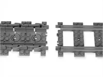 Залізничні колії Lego City 7895 (стрілки) та 7499 (рейки) залізничні