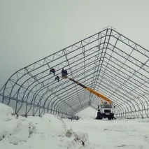 Корівники під ключ швидкомонтовані тентові ангари для ВРХ на 100, 250, 500 голів тентові