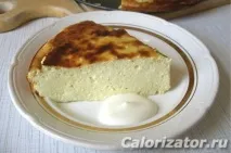 Калорійність сирної запіканки з манкою запіканки