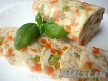 Ковбаска куряча з овочами - готуємо покроково з фото куряча