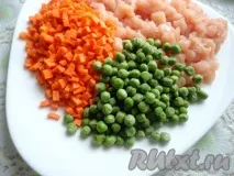Ковбаска куряча з овочами - готуємо покроково з фото ковбаска