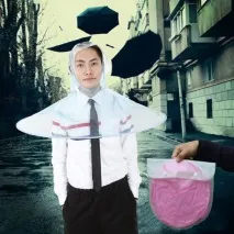 Китайське ноу-хау - дощовий капелюх дощовий