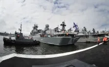 38 бригада осназ - Як зустрічають кораблі (фоторепортаж) фоторепортаж