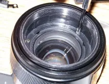Чищення діафрагми Minolta AF 50 minolta