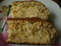 Дріжджовий рулет з куркою. дріжджовий