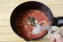 Квасоля в томаті на зиму - рецепт консервації з фото рецепт