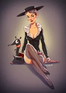 хероини pin-up