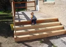 Сходи на ганок з дерева своїми руками. своїми