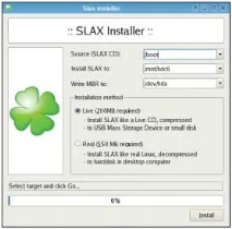Live-дистрибутиви Linux, огляд SLAX live-дистрибутиви