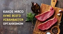 Яке м’ясо найгірше перетравлюється. перетравлюється