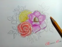 Як намалювати квіти ✏ Малюнки поетапно олівцем поетапно