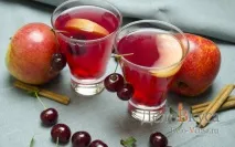 Компот з вишні та яблук рецепт з покроковими фото рецепт