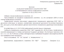 Мотивована думка профспілки при звільненні - Народний Радник мотивована