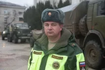 Люди з машин з чорними знаками, або Військова автоінспекція кримською мовою чорними