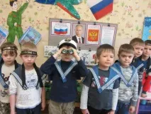Оформлення куточка патріотичного виховання до Дня захисника Вітчизни оформлення