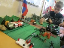 Оформлення куточка патріотичного виховання до Дня захисника Вітчизни куточка