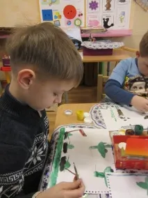 Оформлення куточка патріотичного виховання до Дня захисника Вітчизни куточка