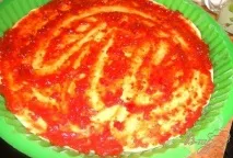 Піца з куркою та рисом. додати