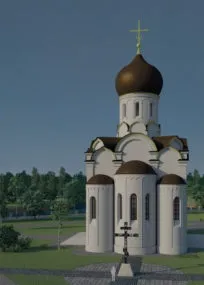 Проект Поклонного хреста на місці будівництва храму проект