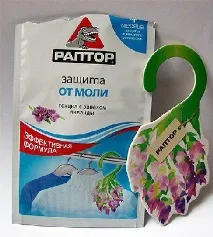 Раптор» у боротьбі проти молі, тарганів, клопів, мурах та мух тарганів