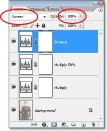 Режим накладання Screen у Photoshop – сайт дизайнера screen