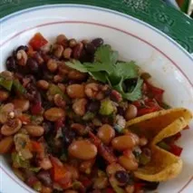 Салата броколи зелен фасул
