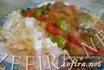 Курка з оливками - Кулінарні рецепти люблячої дружини оливками