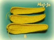 Майстер-клас в’язаний гачком банан, Розвиваючі іграшки гачком