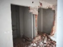 Знесення та демонтаж цегляних та бетонних стін у квартирі, демонтаж перегородок демонтаж