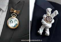 Весільна бутоньєрка нареченого нареченого