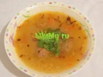 Суп з фрикадельками та рисом - покроковий рецепт з фото рецепт