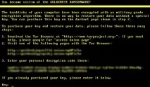 Видалити GoldenEye ransomware, PC Threats threats