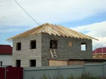 Влаштування вальмового даху вальмового