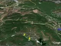Водоспад Мердвен Тубю (Коба-Чаїр) біля села Рідне у долині Чоргунь, Севастополь, Зелений Шлях коба-чаїр