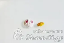 В’язана гачком свинка гачком