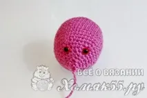 В’язана гачком свинка язана