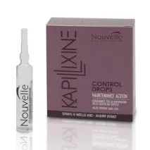 Ампули для волосся Nouvelle Kapillixine Control Drops Засіб проти випадання з екстрактом чорниці nouvelle