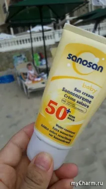 Надійнийсонцезахисний крем для малюків Sanosan 50 Група Косметика надійнийсонцезахисний