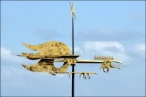 Флюгер на даху – 82 фото красивих варіантів сучасного декору! даху